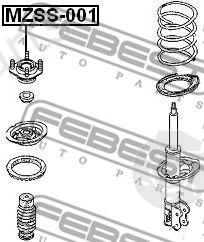  FEBEST part MZSS001 Mounting, shock absorbers