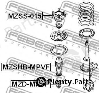  FEBEST part MZSS015 Mounting, shock absorbers