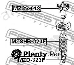  FEBEST part MZSS018 Mounting, shock absorbers
