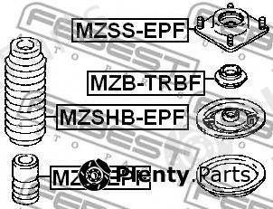  FEBEST part MZSSEPF Mounting, shock absorbers