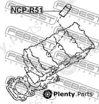  FEBEST part NCPR51 Sealing Ring, spark plug shaft