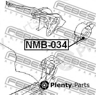  FEBEST part NMB034 Engine Mounting