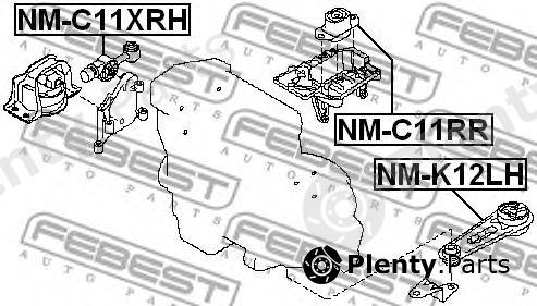  FEBEST part NM-C11XRH (NMC11XRH) Engine Mounting