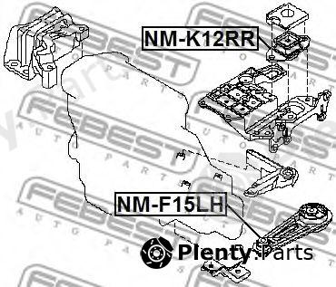  FEBEST part NM-F15LH (NMF15LH) Engine Mounting