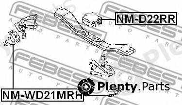  FEBEST part NMWD21MRH Engine Mounting