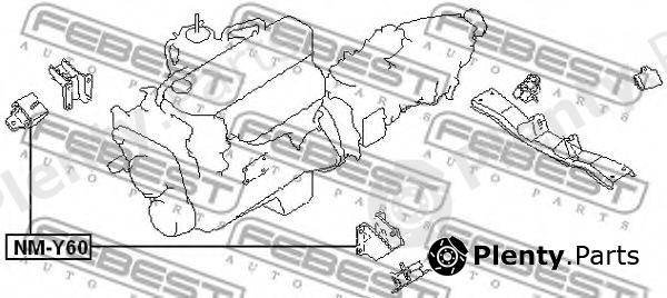  FEBEST part NMY60 Engine Mounting