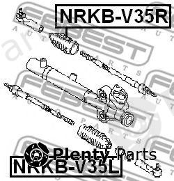  FEBEST part NRKBV35L Bellow, steering