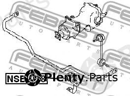  FEBEST part NSB038 Stabiliser Mounting