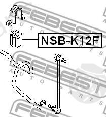  FEBEST part NSBK12F Stabiliser Mounting