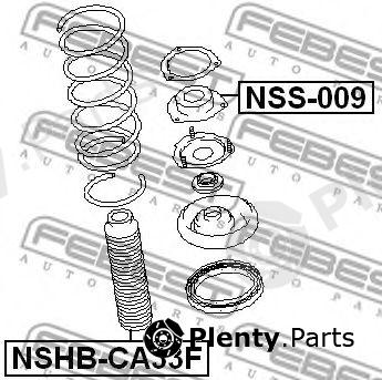  FEBEST part NSS-009 (NSS009) Mounting, shock absorbers