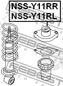  FEBEST part NSSY11RL Mounting, shock absorbers