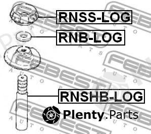  FEBEST part RNB-LOG (RNBLOG) Anti-Friction Bearing, suspension strut support mounting