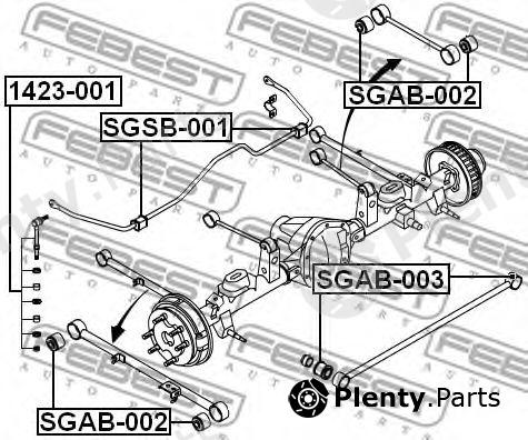  FEBEST part SGSB-001 (SGSB001) Stabiliser Mounting