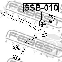  FEBEST part SSB-010 (SSB010) Stabiliser Mounting