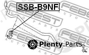 FEBEST part SSB-B9NF (SSBB9NF) Stabiliser Mounting