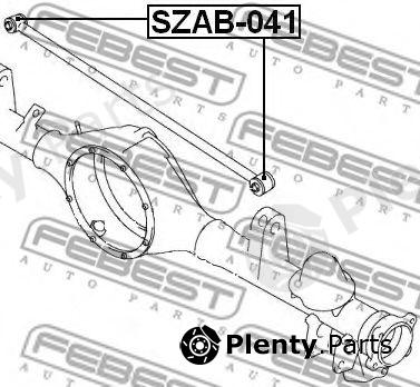  FEBEST part SZAB041 Control Arm-/Trailing Arm Bush