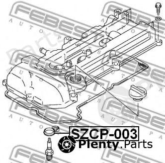  FEBEST part SZCP003 Sealing Ring, spark plug shaft