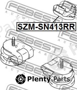  FEBEST part SZMSN413RR Engine Mounting
