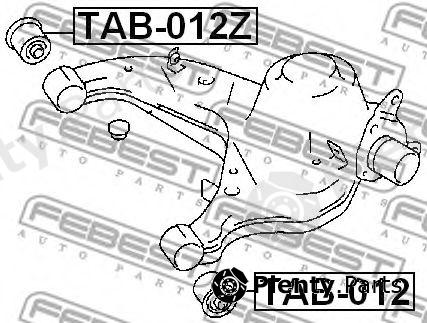  FEBEST part TAB012Z Control Arm-/Trailing Arm Bush