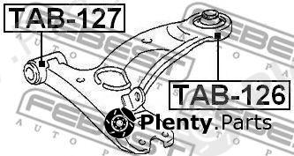  FEBEST part TAB127 Control Arm-/Trailing Arm Bush