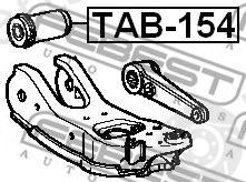  FEBEST part TAB-154 (TAB154) Control Arm-/Trailing Arm Bush