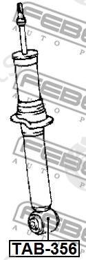  FEBEST part TAB-356 (TAB356) Bush, shock absorber