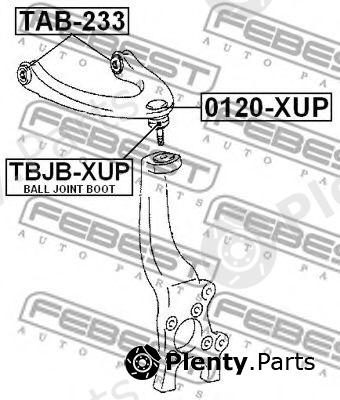  FEBEST part TBJBXUP Repair Kit, ball joint