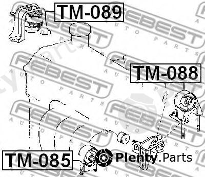  FEBEST part TM088 Engine Mounting