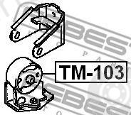  FEBEST part TM103 Engine Mounting