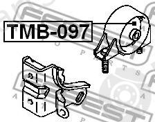  FEBEST part TMB-097 (TMB097) Engine Mounting