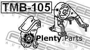  FEBEST part TMB105 Engine Mounting