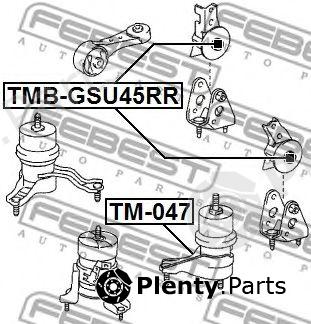  FEBEST part TMB-GSU45RR (TMBGSU45RR) Engine Mounting