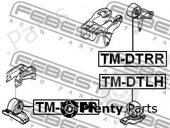  FEBEST part TM-DTLH (TMDTLH) Engine Mounting