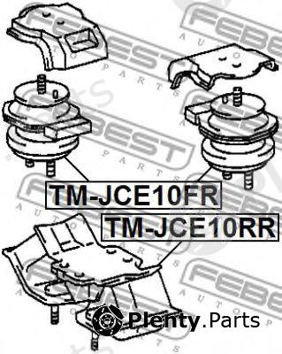  FEBEST part TM-JCE10RR (TMJCE10RR) Engine Mounting
