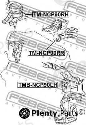  FEBEST part TM-NCP90RH (TMNCP90RH) Engine Mounting