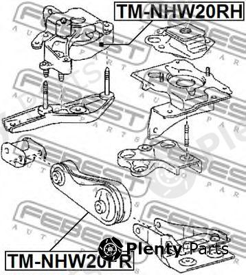  FEBEST part TM-NHW20RH (TMNHW20RH) Engine Mounting