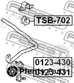  FEBEST part TSB702 Stabiliser Mounting