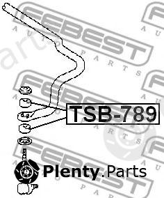  FEBEST part TSB789 Tie Bar Bush