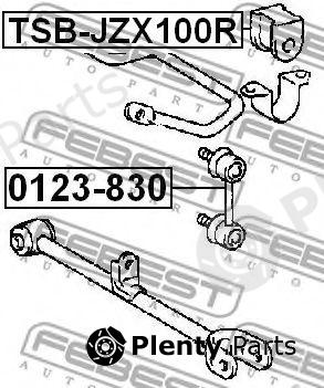  FEBEST part TSB-JZX100R (TSBJZX100R) Stabiliser Mounting