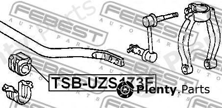  FEBEST part TSB-UZS173F (TSBUZS173F) Stabiliser Mounting
