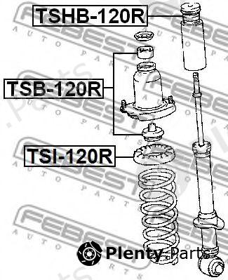  FEBEST part TSHB-120R (TSHB120R) Protective Cap/Bellow, shock absorber