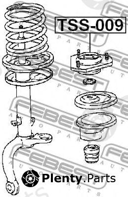  FEBEST part TSS009 Mounting, shock absorbers