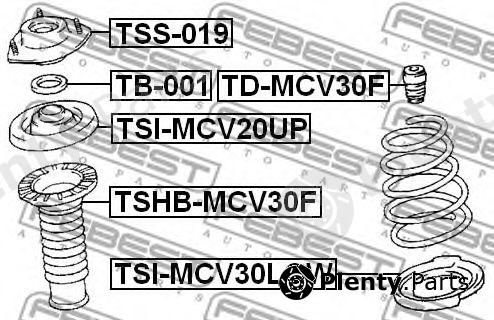 FEBEST part TSS-019 (TSS019) Mounting, shock absorbers