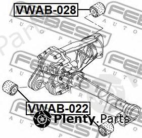  FEBEST part VWAB-028 (VWAB028) Mounting, differential