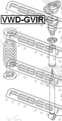  FEBEST part VWD-GVIR (VWDGVIR) Shock Absorber