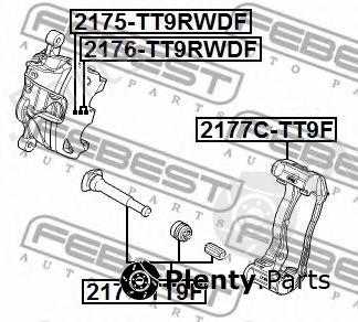  FEBEST part "2174-TT9F" (2174TT9F) Guide Bolt, brake caliper