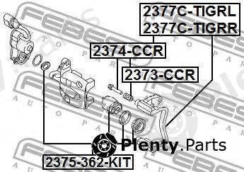  FEBEST part 2375-362-KIT (2375362KIT) Repair Kit, brake caliper