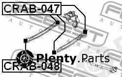  FEBEST part "CRAB-048" (CRAB048) Control Arm-/Trailing Arm Bush