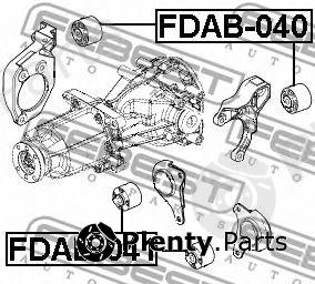  FEBEST part FDAB-041 (FDAB041) Mounting, differential