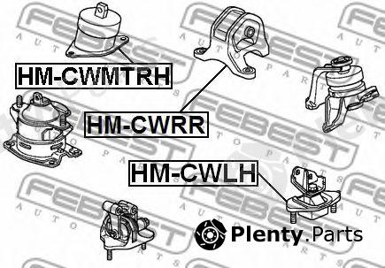  FEBEST part HMCWRR Engine Mounting